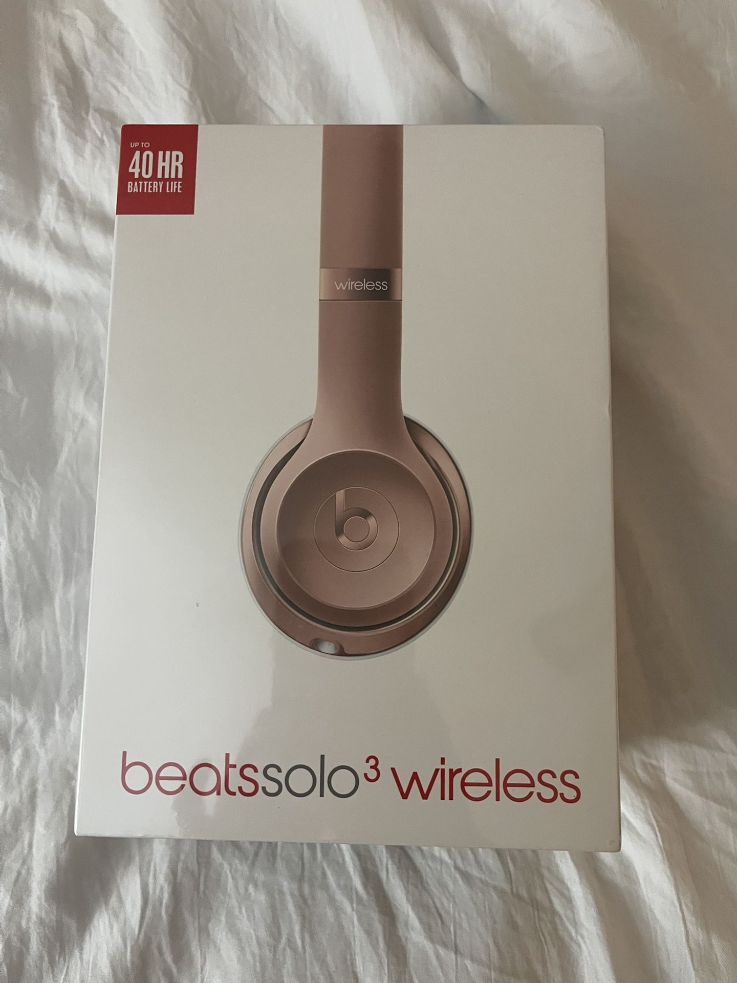 Beats by Dr. Dre Beats Solo 3 Wireless Headphones (MNET2LL/A) Rose Gold