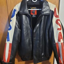 Leather USA jacket