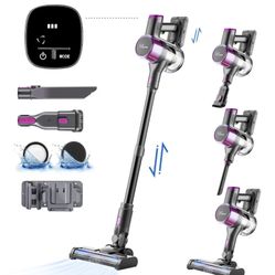 Mixfun Cordless Stick Vacuum Cleaner Lightweight for Pet Hair Led Display Screen M600 New