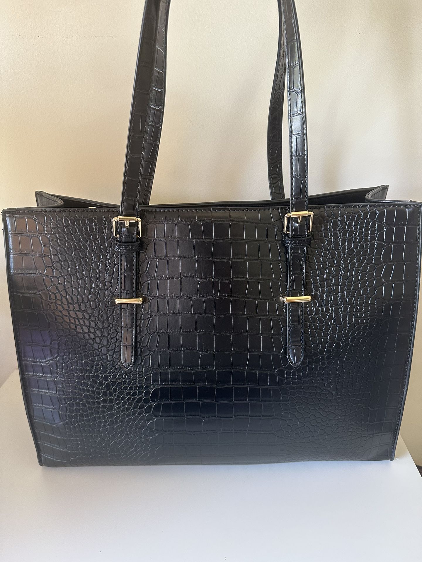 Black Purse / Work Tote Bag