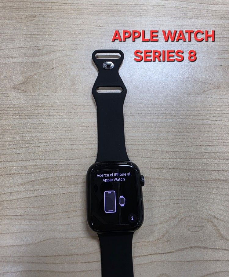 Apple Watch Series 8 45MM. Firm Price. Store Pick Up Only. Precio Firme. Serie 8. 