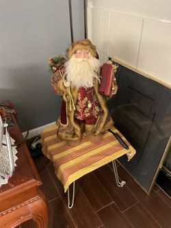 25” tall Large Decorative Santa Claus Figure