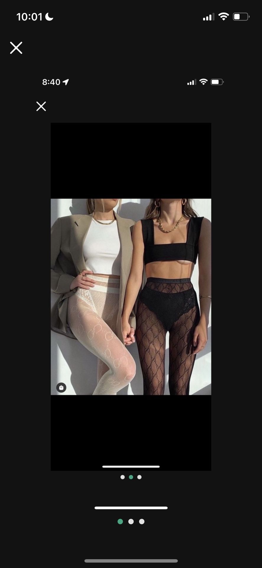 GG Fishnet Tights