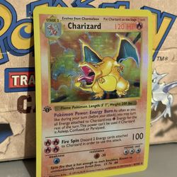 Charizard 4/102 1st edition shadowless Pokemon Card Proxy