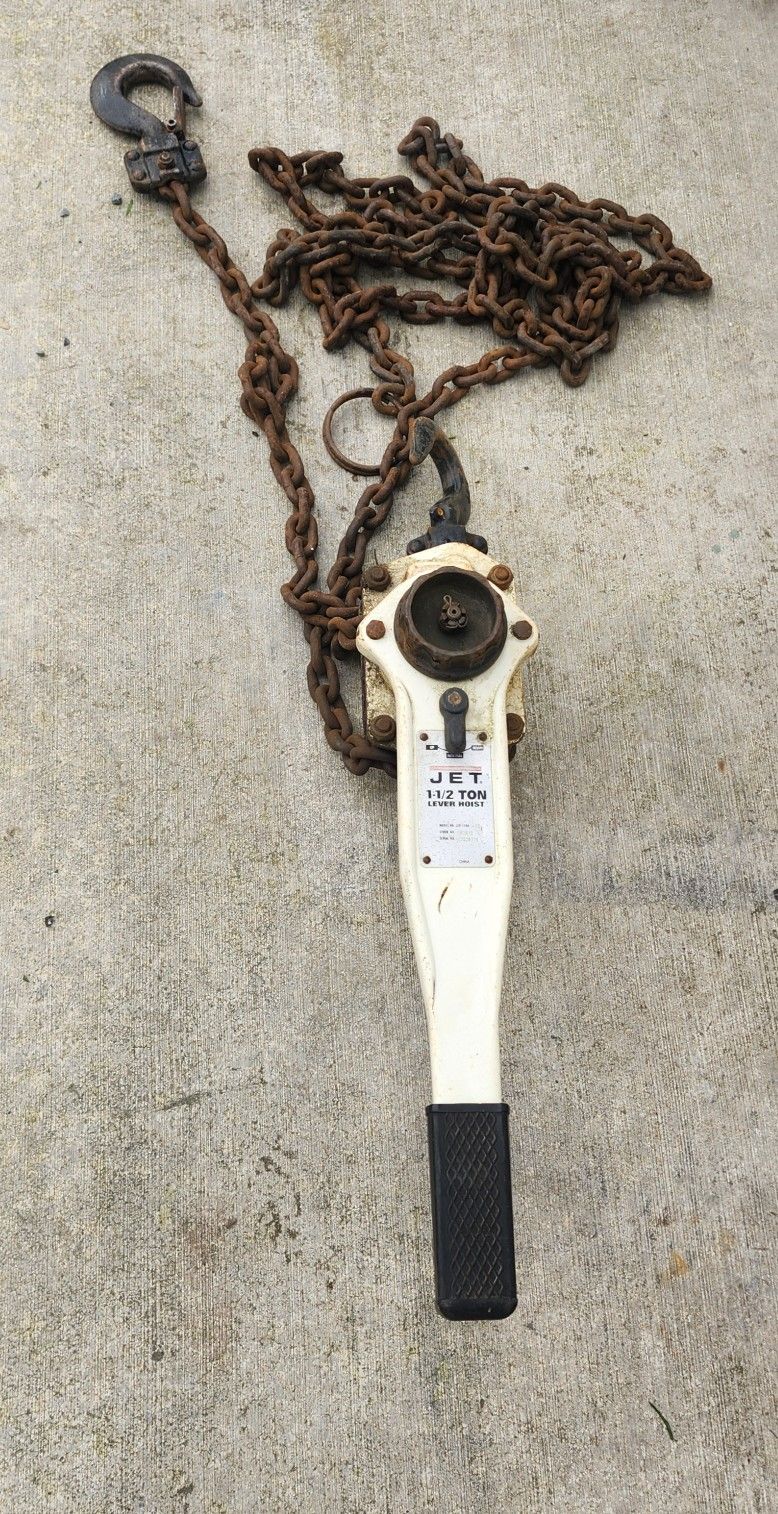 Jet Lever Hoist 15ft Chain