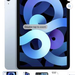 Open box apple ipad air 10.9 inch sky blue 64GB(WILLING TO NEGOTIATE)