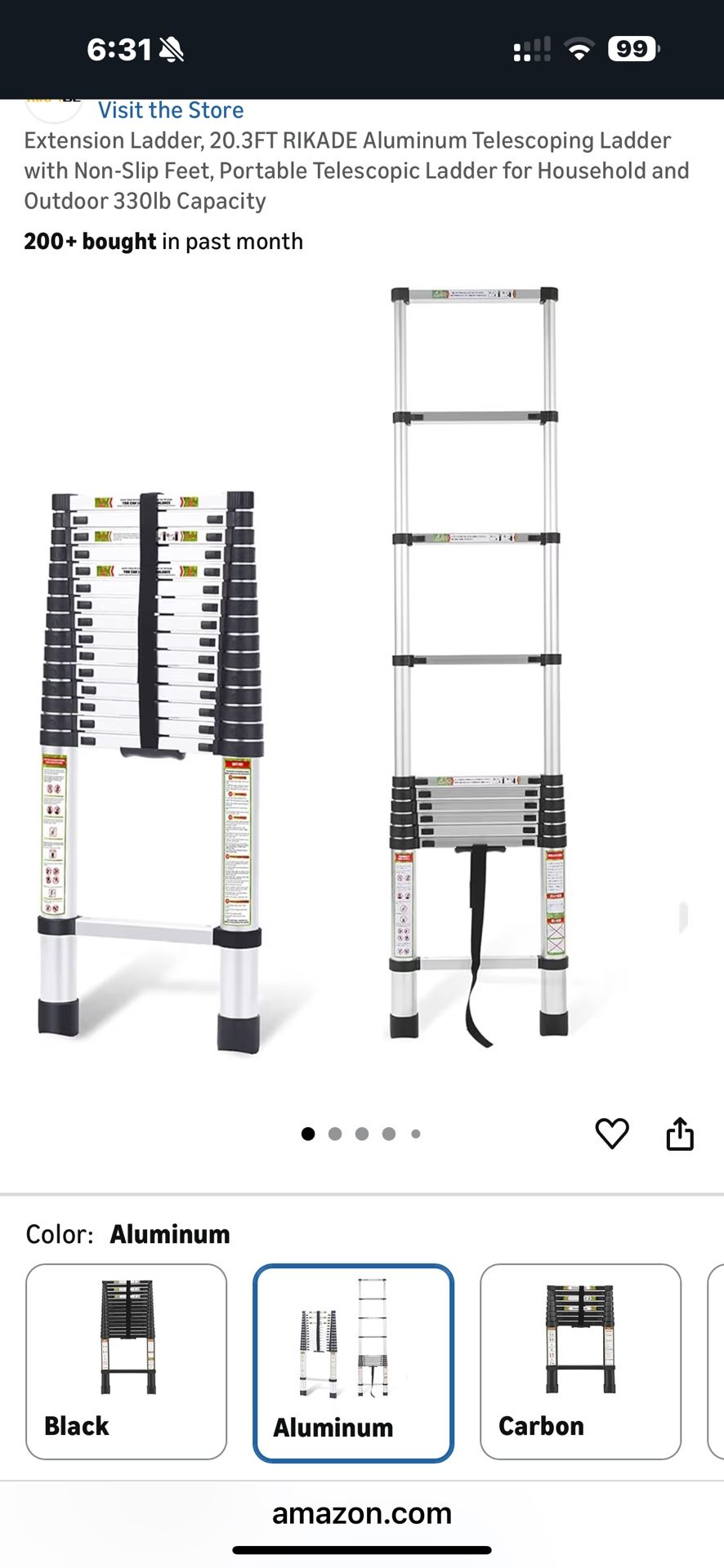 Ladder Telescoping New