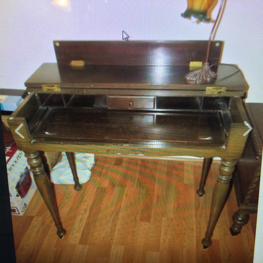 Antique spinet Desk