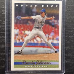 1992 Upper Deck Randy Johnson Baseball Card #336