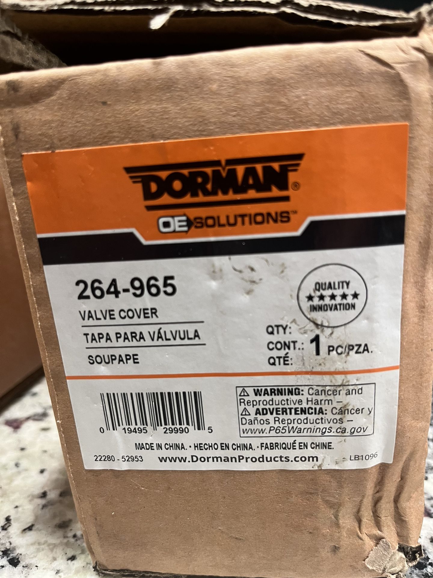 Dorman 264-969 And 264-965 Valve Covers