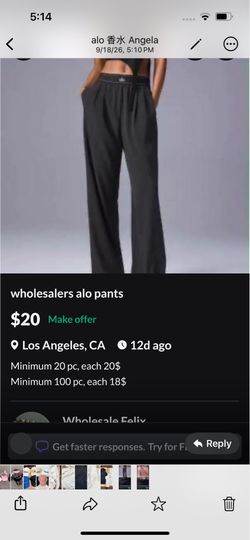 Wholesale alo yoga