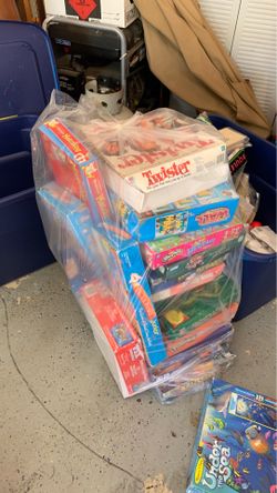 Bag full of board games