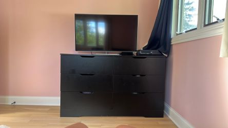 Black 6 drawer dresser