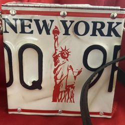 NEW YORK LICENSE PLATE PURSE 