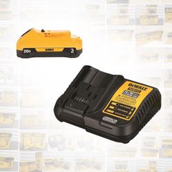 DEWALT  20-Volt Max 3 Amp-Hour Lithium Power Tool Battery Kit (Charger Included)