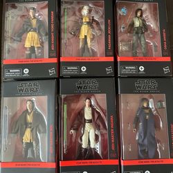 New Star Wars the black series set of 6