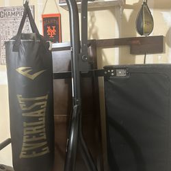 Ever Last Punching Bag With Speed Bag And Stand 