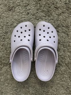 Purple crocs