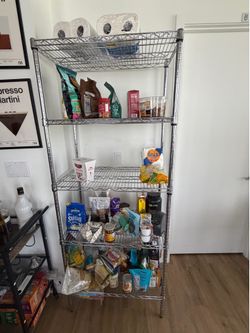 Wire rack pantry