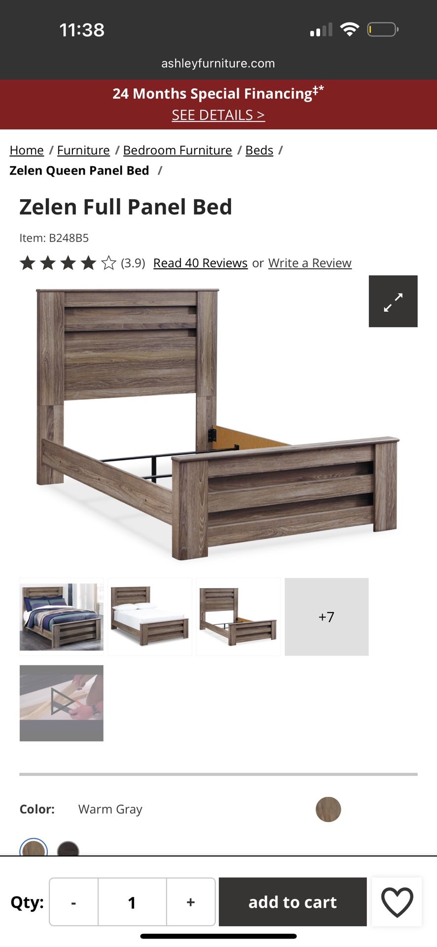 Full Size Bed Brand New