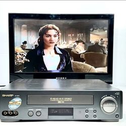 Sharp VC-H973U VCR Player VHS Video Cassette Recorder 4 Head Hi-Fi, Tested