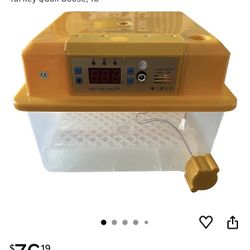 Digital Egg Hatching Animals Hatcher Multiple Modes Automatic Water Supply Egg Turner Animals Brooder for Turkey Quail Goose, 16