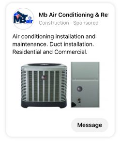 installation, sale of air conditioning and ducting machines