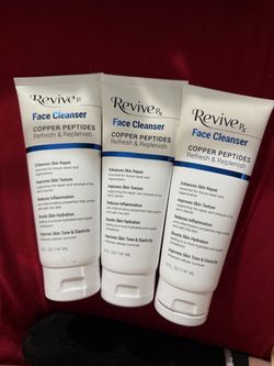 Revive Rx Copper Peptides Face Cleanser – 3 Pack