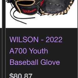 Wilson 2022 A700 Brand New Glove 