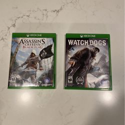 XBOX ONE Assassin’s Creed 4: Black Flag & Watch Dogs 
