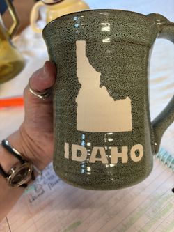 Real Beautiful Coffee Mug Real Big Deep Hand Made In Idaho 