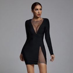 ela v neck mesh mini dress Ela V Neck Mesh Mini Dress New for Sale in Chula Vista, CA