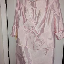 Women's Size 18 Satin Peplum Dress