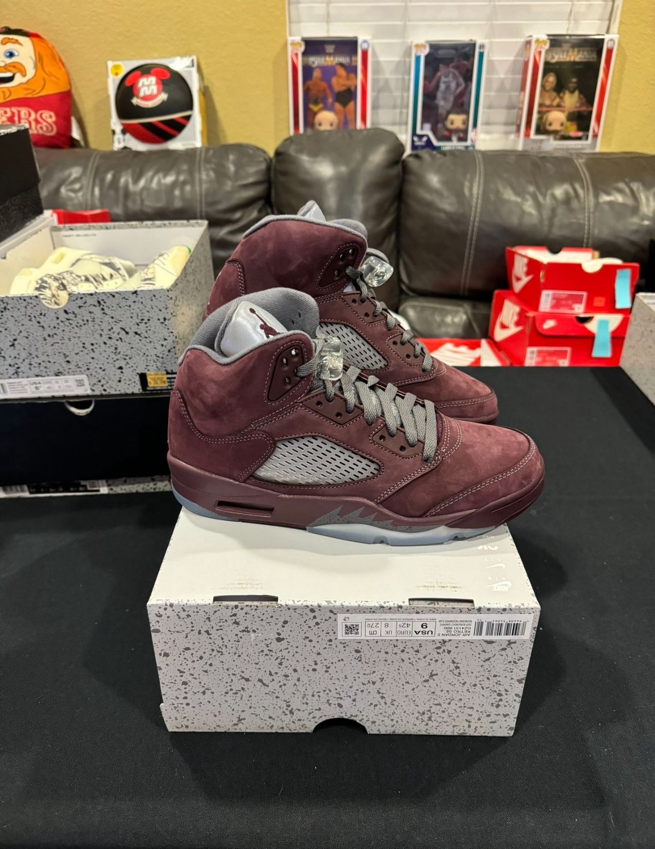 Jordan 5 Retro Burgundy Size 9 "brand New"