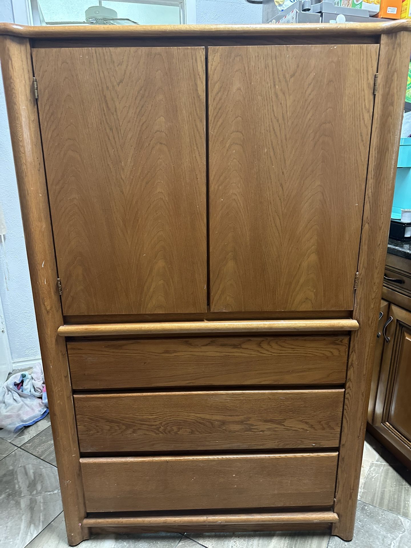 Wood Armoire Dresser