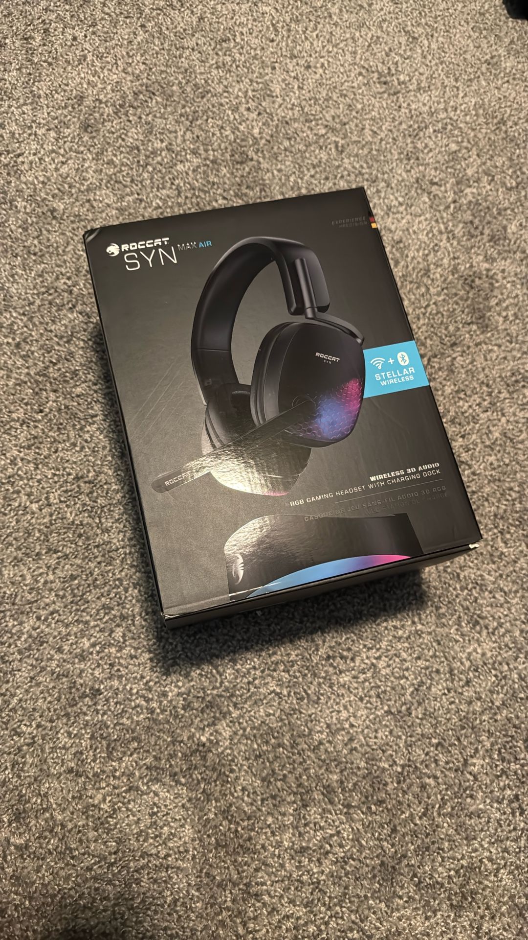 Roccat Syn Max Air Gaming Headset With Stand