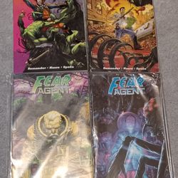 Agent Fear 4 Book Set Lot  Final Edition Volume 1-4  Rick Tony Galaxy