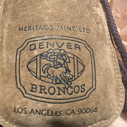 Denver Broncos Vintage 1976 Numbered Belt Buckle