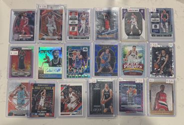 Basketball Lot - 18 cards -  Serial Numbered #/, Patch, Auto, Rookie, Parallel, Insert, Refractor