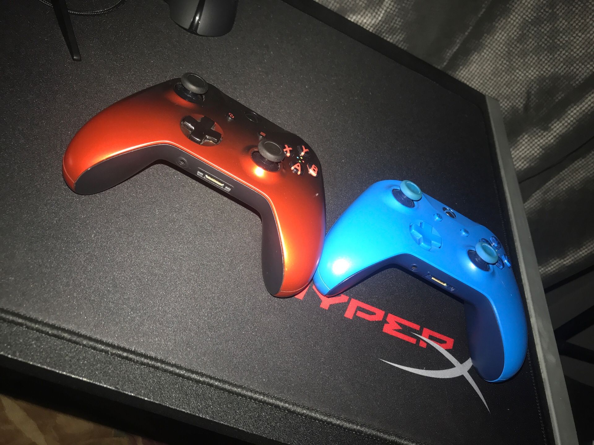 Two Xbox Controllers
