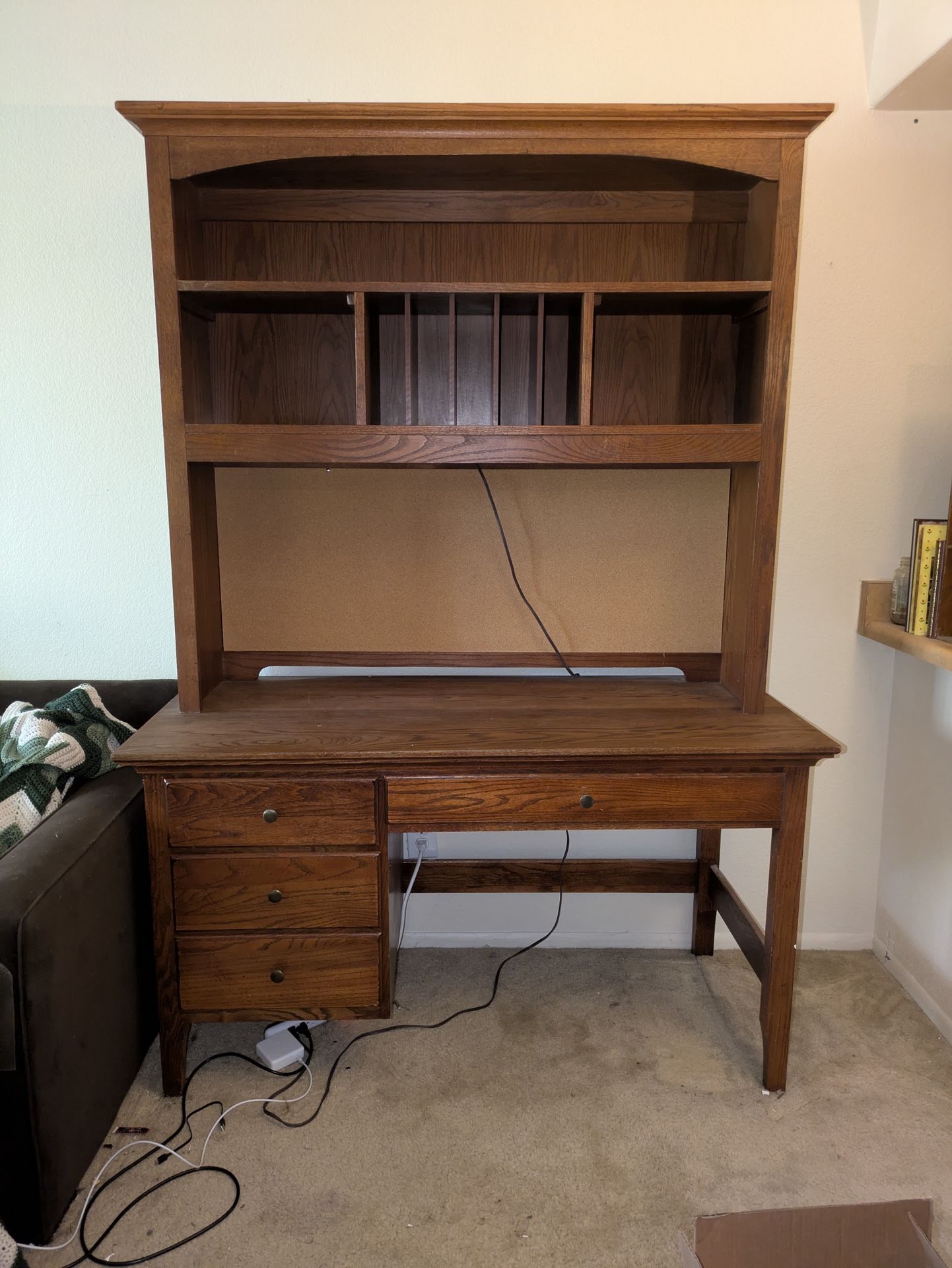 Vintage wooden desk (Read Description!!)