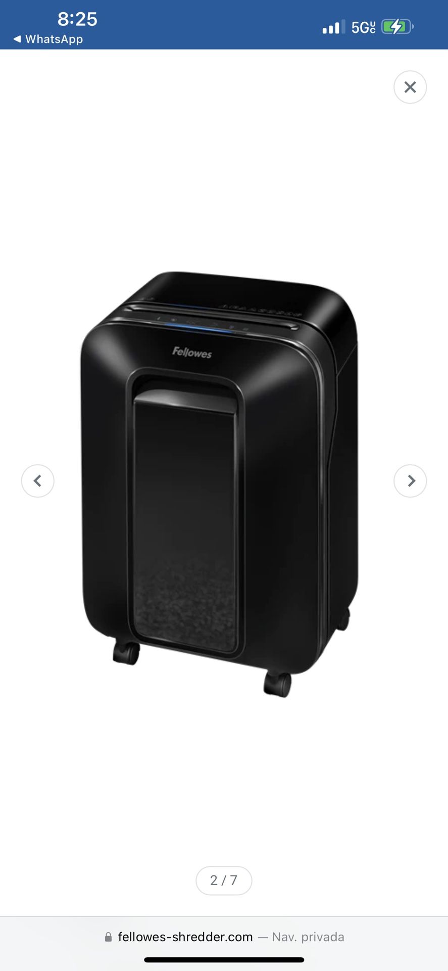 Fellowes Powershred LX200 Micro Cut Shredder$150 Black Business equipment