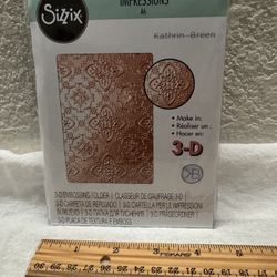 Sizzix 3-D Embossing Folders -Ornamental Motif