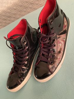 Converse All Star  Black City Leather Shoes 