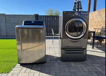 Washer and dryer