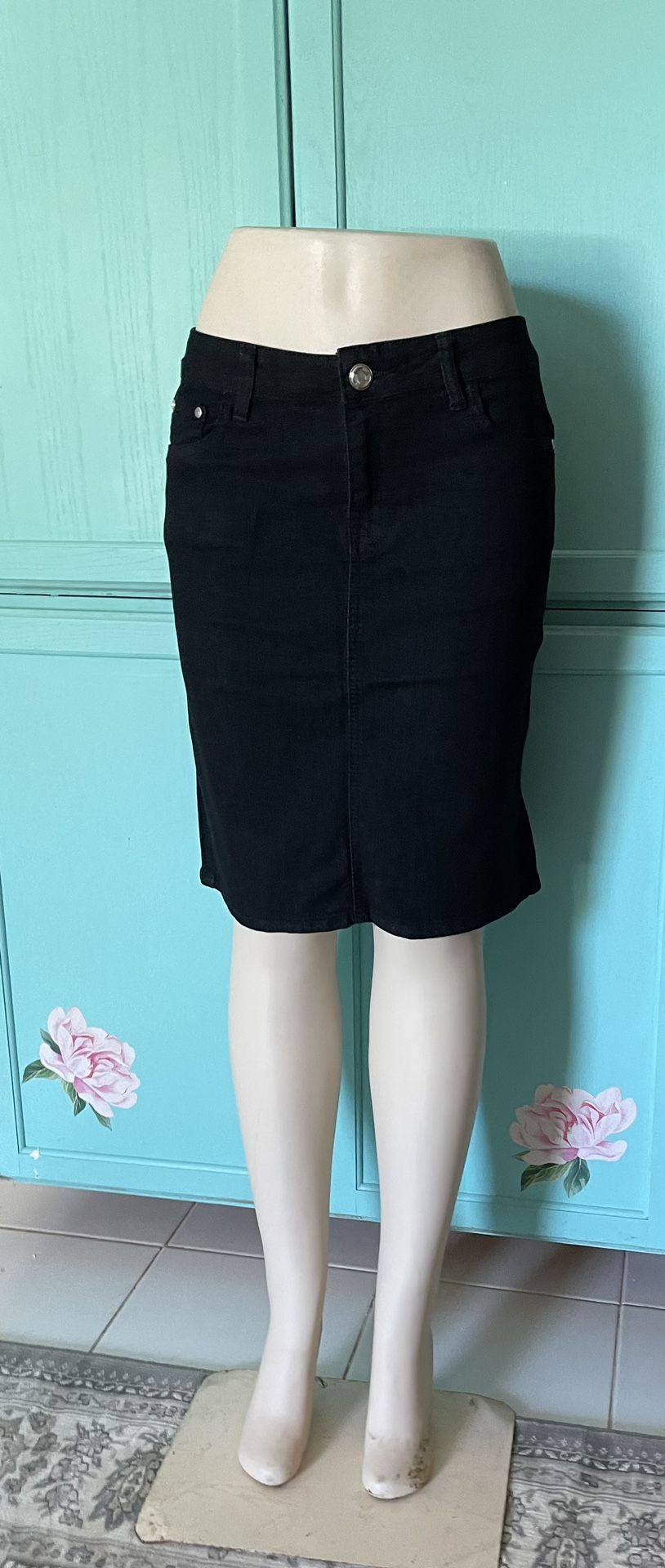 Mid Skirt Denim