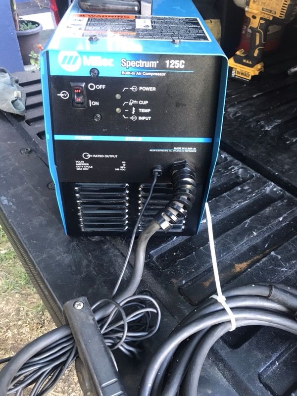 Miller spectrum 125c plasma cutter 110v in excellent condition