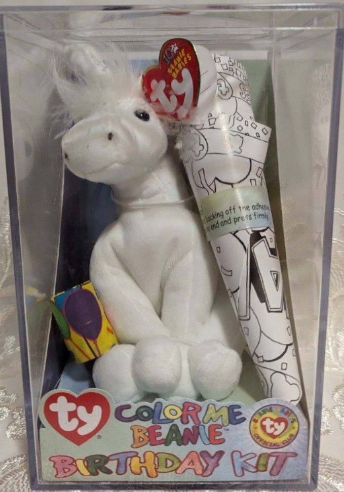 Color me birthday kit horse