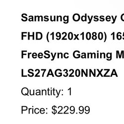 Samsung Odyssey Monitor