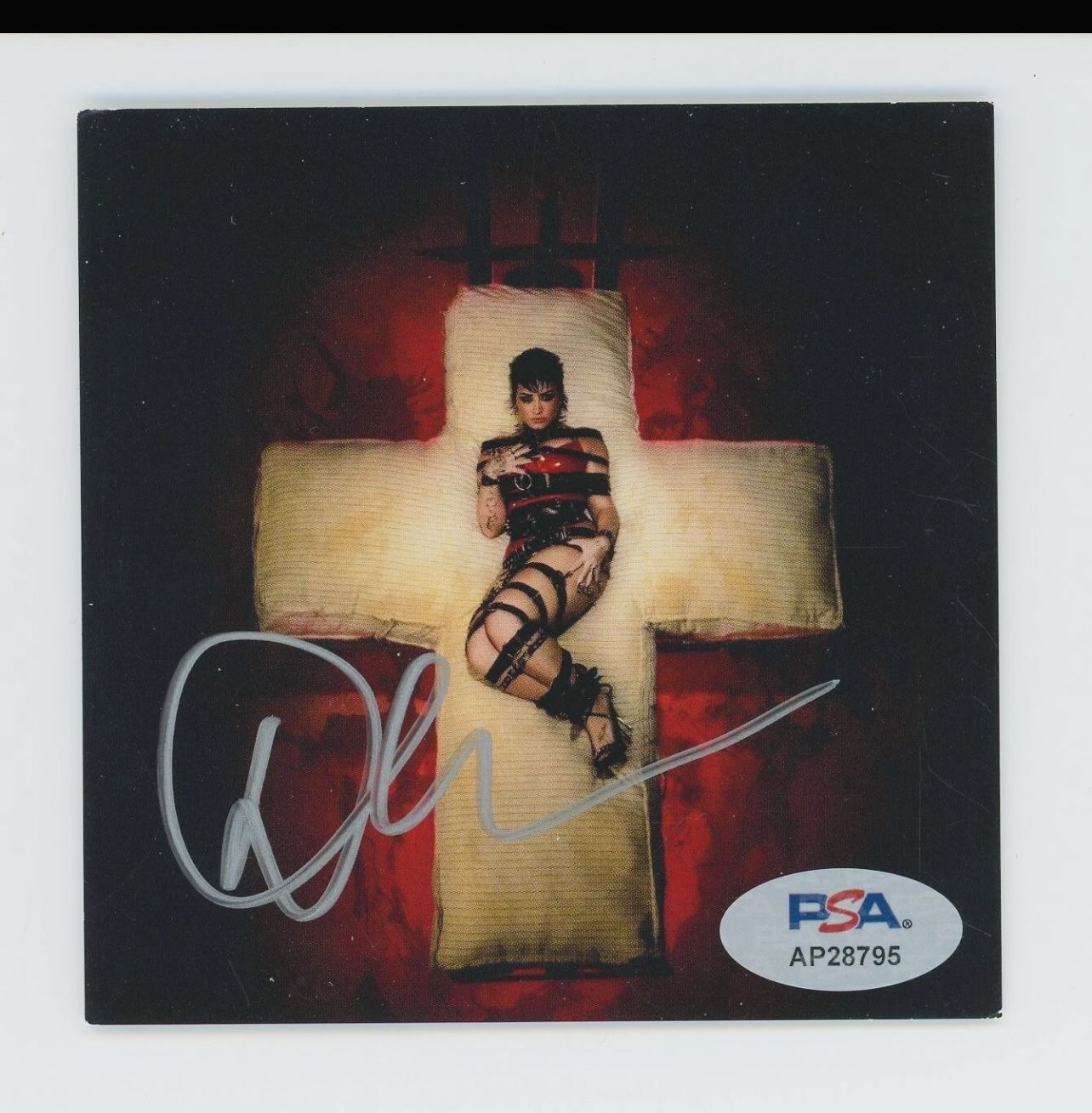 PSA DNA DEMI LOVATO SIGNED CD INSERT